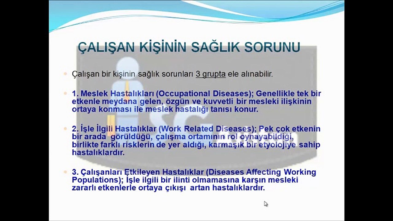 Meslek hastalıkları