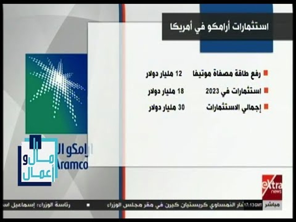 مال وأعمال | “أرامكو السعودية” .. تخطط لاستثمار...