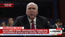 Brennan discusses interactions between Trump campaign and Russia