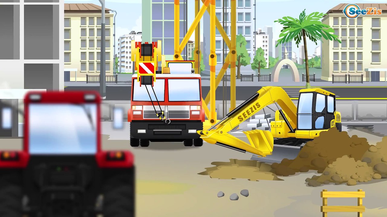 Camiones monstruos - Un Camion Monstruo y Carros de Carreras - Súper Raza! Dibujos Animados