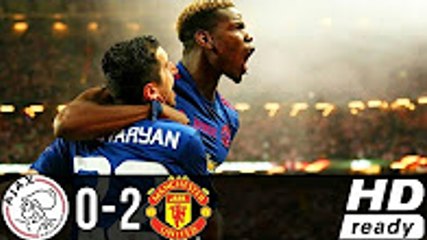 AJAX vs MANCHESTER UNITED 0-2 FULLᴴᴰ | ALL GOALS & HIGHLIGHTS EUROPA CUP FINAL 24-05-2017