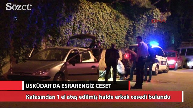 Üsküdar’da otomobilin içerisinde esrarengiz ceset!