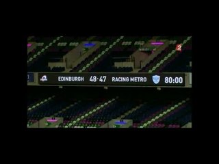 Edinburgh and Racing produce European Rugby classic