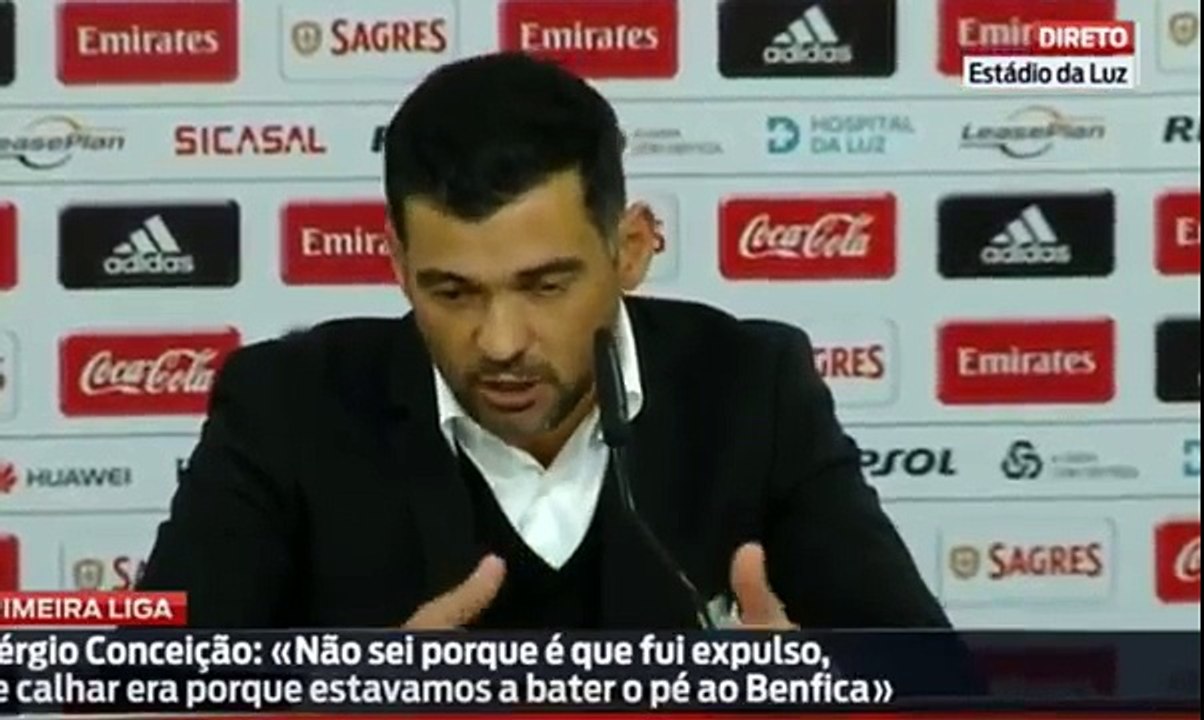 Sérgio Conceição arrasa Bruno Paixão- 'Portugal vinha abaixo se o Benfica perdesse pontos'