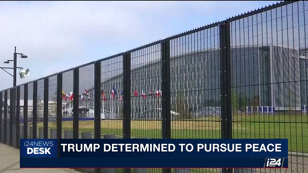 i24NEWS DESK | Trump determined to pursue peace | Wednesday, May 24th 2017