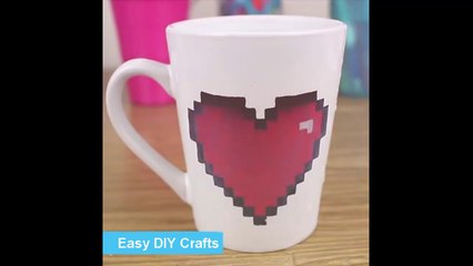 Easy DIY Crafts - Awesome DIY heat sensitive mug