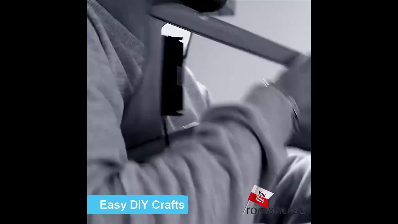 Easy DIY Crafts - How to make a rubber band gun