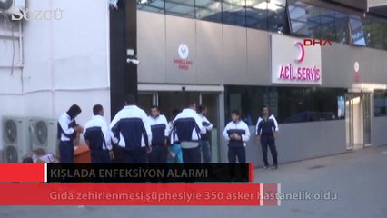Kışlada enfeksiyon alarmı
