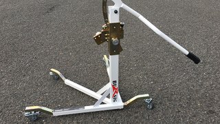 Bursig Center-Lift Motorcycle Stand Review - Moto Mouth Moshe #32