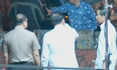 Jokowi dan JK Tinjau Lokasi Ledakan di Kampung Melayu