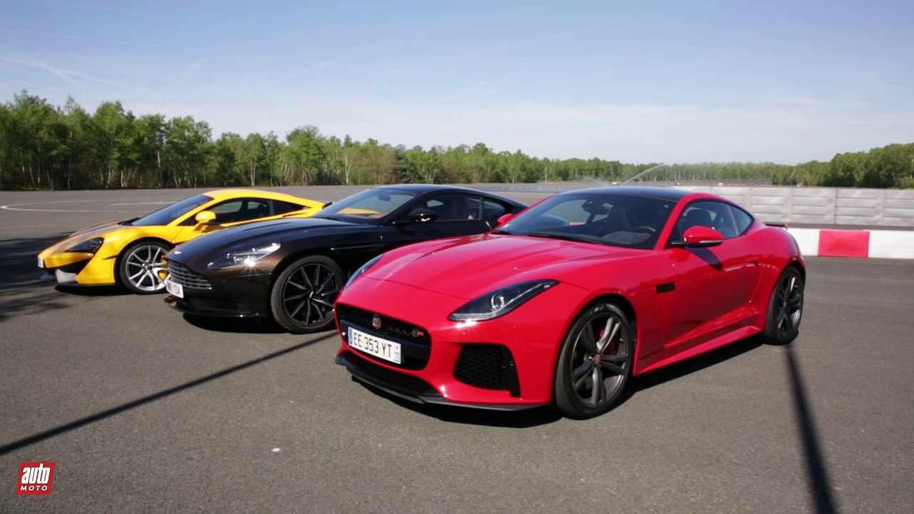 Les meilleurs sportives anglaises [ESSAI] : DB11 vs 540C vs F-Type SVR