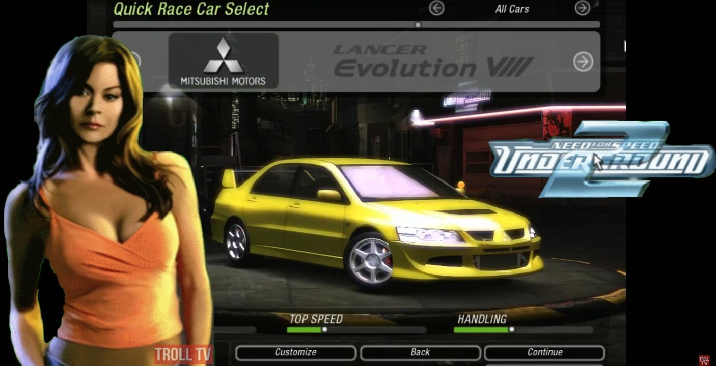 NFS Underground 2 All Unlocked Cars