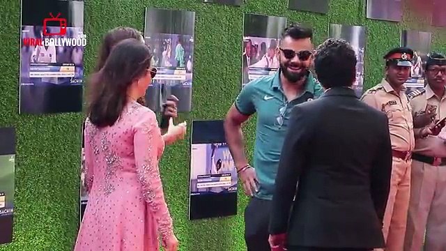 Virat kohli And Anushka Sharma At Sachin A Billion Dreams Grand Premiere
