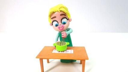 CRAZY Elsa gets EATEN by Play Doh - Disney Frozen Princess Stop Motion M