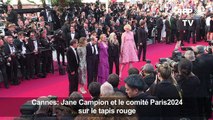 Cannes: le comité Paris2024 et Jane Campion sur le tapis