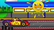 Cars cartoons. Learn numbers with  Helpy the truck. Cars racing cartoon. Educ