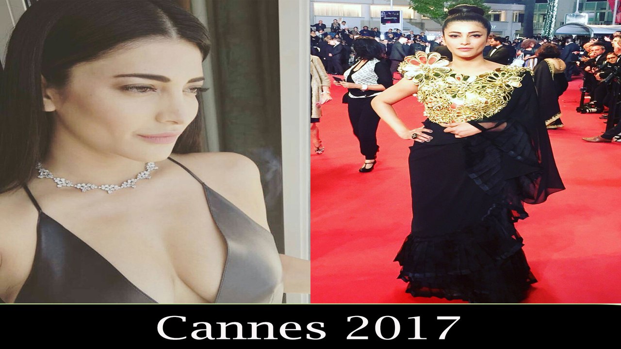 Shruti Haasan Hot & Sizzling At Cannes 2017