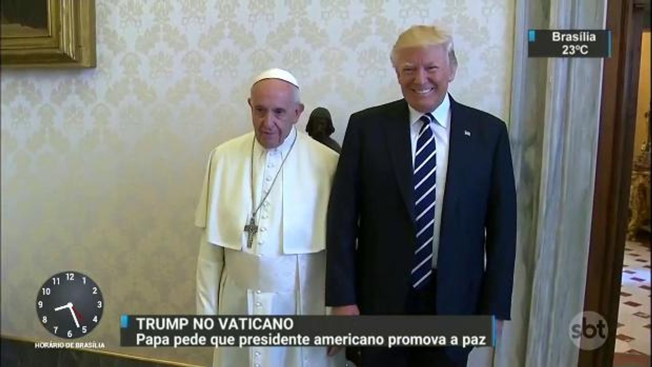 Papa Francisco pede que Donald Trump promova a paz
