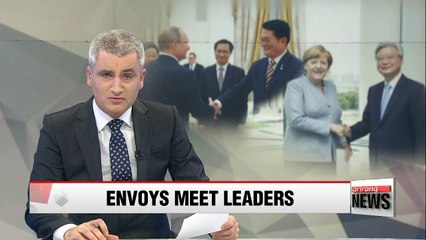 South Korean's special envoys meet with leaders Merkel and Putin