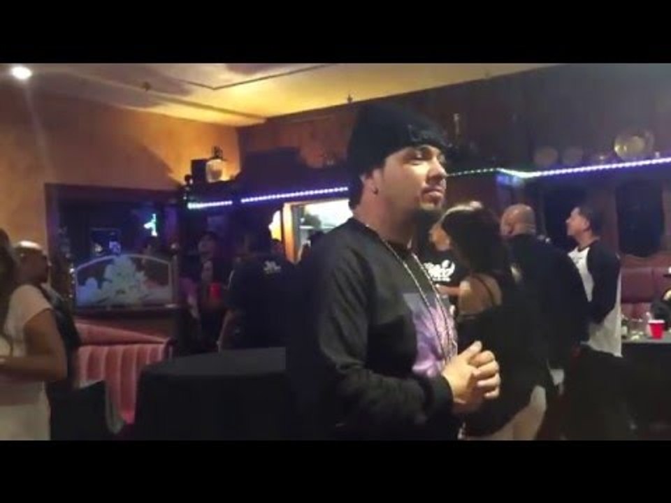 Baby Bash Goes From The Boxing Gym To The Stage to meeting fans - esnews boxing