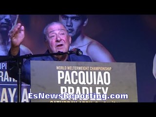 Bob Arum TO Oscar Valdez "DON'T WORRY! Donald Trump WON'T get a hold of your CHECK!"