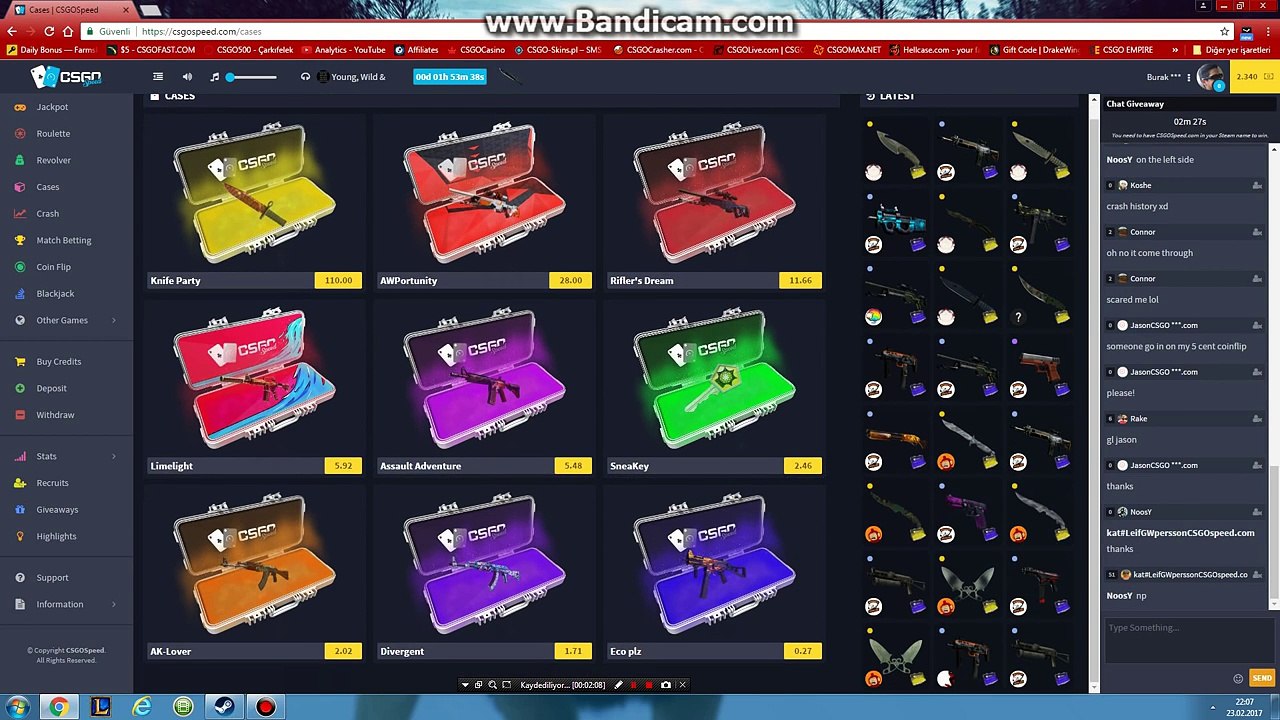 CSGO - 3$ YENİ ÇEKİLİŞ VE ÇEKİLİŞ KAZANANI !!!