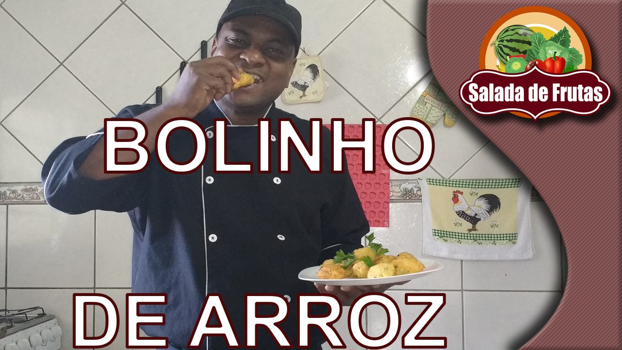 Bolinho de arroz frito