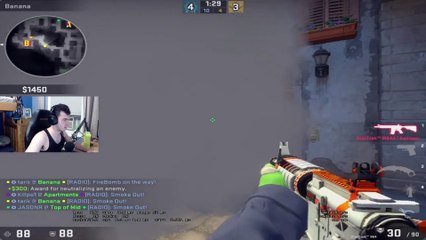 CSGO: Well executed smoke play by Tarik