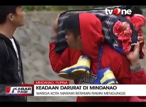 Keadaan Darurat, Warga Marawi Beramai-Ramai Mengungsi