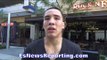 Oscar Valdez: Khan COMING FROM 140lbs DOESN'T MATTER! TOUGH FIGHT for Canelo - EsNews Boxing