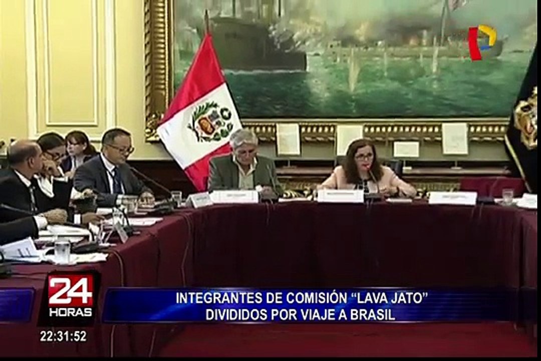 Comisión Lava Jato: integrantes divididos por viaje a Brasil