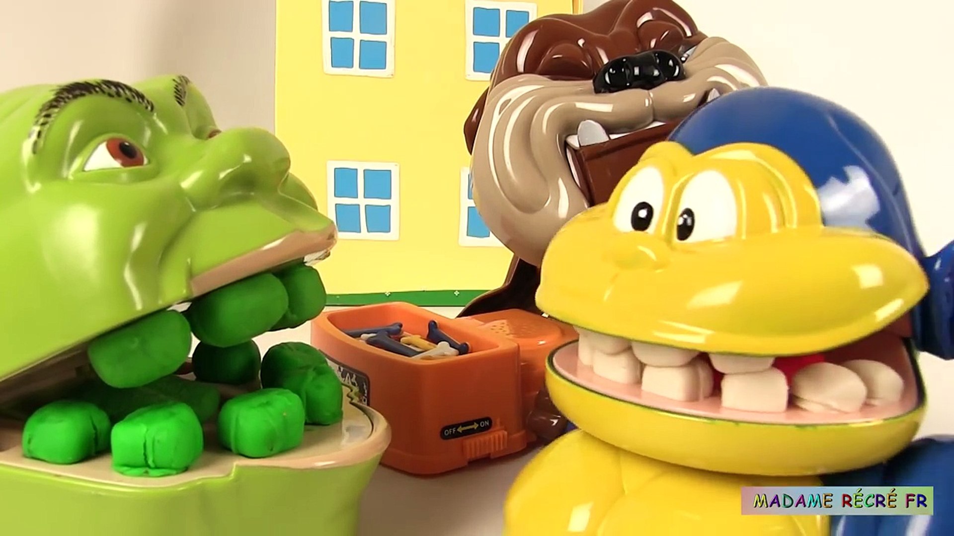 Shrek et le singe Chien Méchant Jeu Nonos de Société Croc Dog - video  Dailymotion