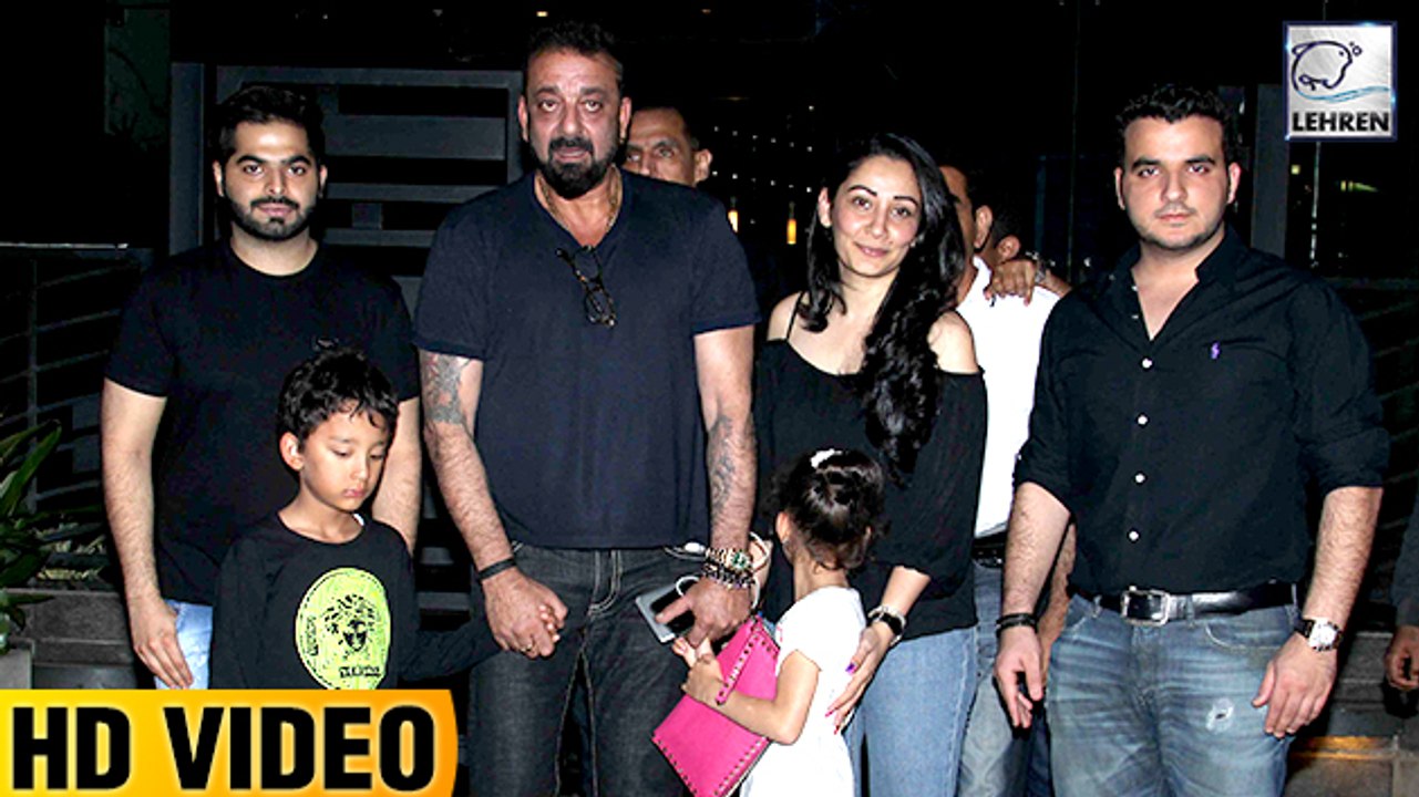 Sanjay Dutt Finally Spends Quality Time With Ki...