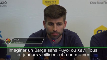 Barça - Piqué n'imagine pas le Barça sans Iniesta