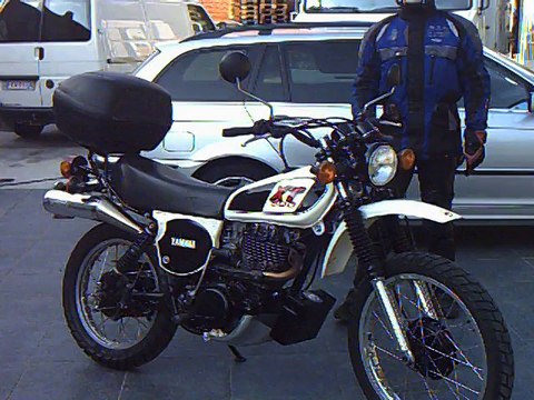 XT500 demarrage à la main juin 2009