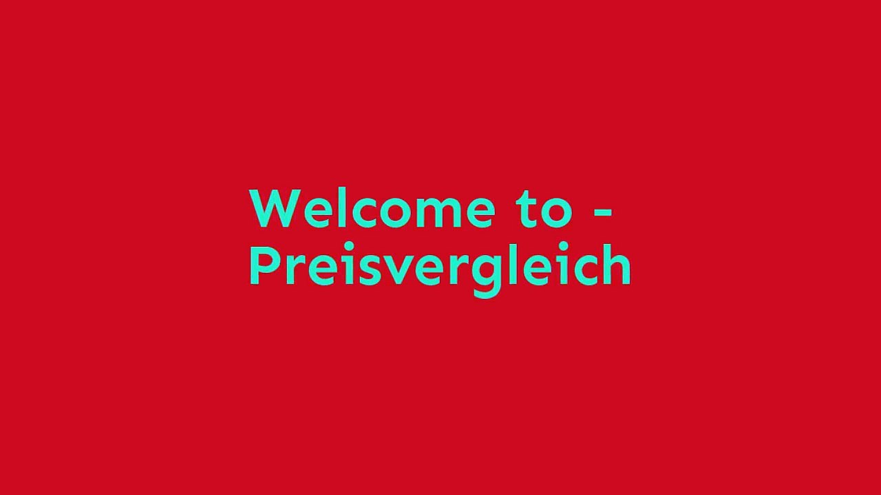 Preise Vergleichen