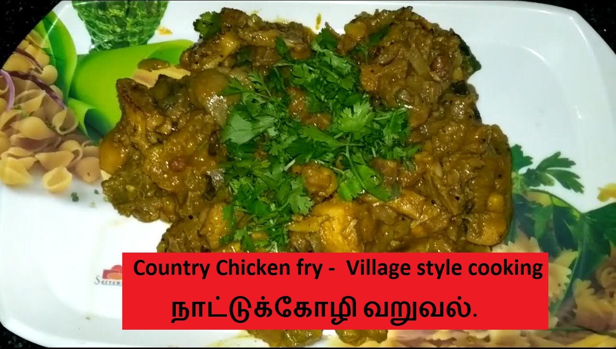 Country chicken fry Village style cooking - Salem special