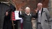 Dame Vivienne Westwood gives speech against fracking at Lambeth Palace