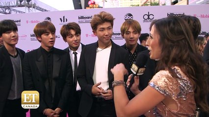 BTS Interview at BBMAs - What is heartthrob?