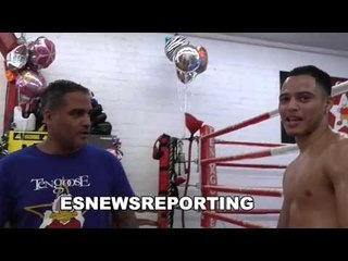 HAPPY BDAY RICKY FUNEZ juan working in ring - EsNews Boxing