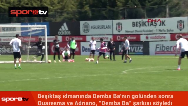 Quaresma ve Adriano'dan Demba Ba şarkısı!