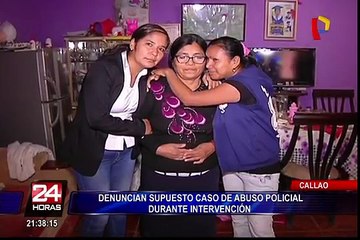 Callao: policía afirma que video de supuesto abuso es un montaje