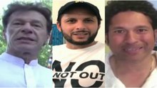 Imran Khan and Sachin Tendulkar Have Special Message For Shahid Afridi Foundation!