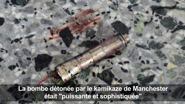 Publication de photos de fragments de la bombe de Manchester