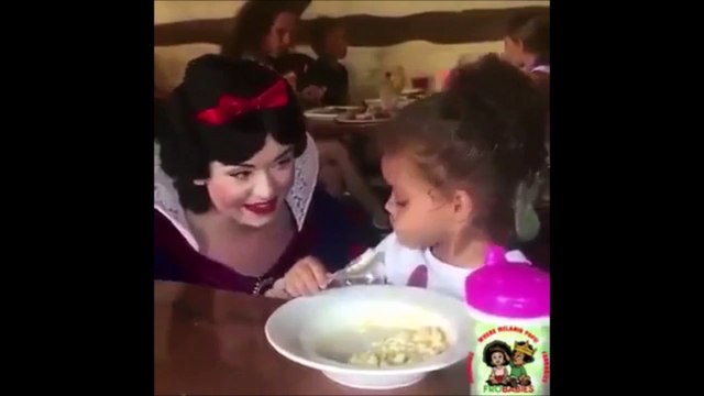 Quand ta fille en a marre de Blanche-Neige... Blasée la gamine
