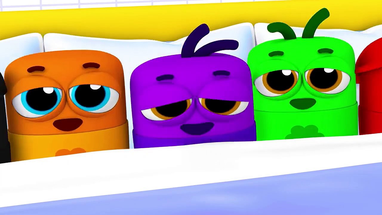 Ten in the Bed 3D Nursery Rhymes Song - Color Crew Babies _ 3D Rhymes ...