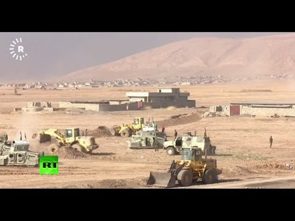 Iraqi govt army and Peshmerga continue Mosul operation to free city from ISIS (Streamed Live)