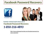 What are the advantages of Facebook Password Recovery  1-850-316-4893 ?