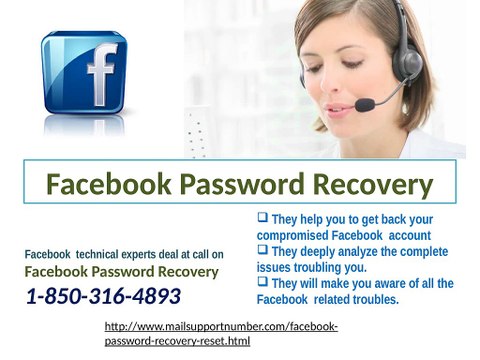 Who is Facebook Password Recovery 1-850-316-4893 group?