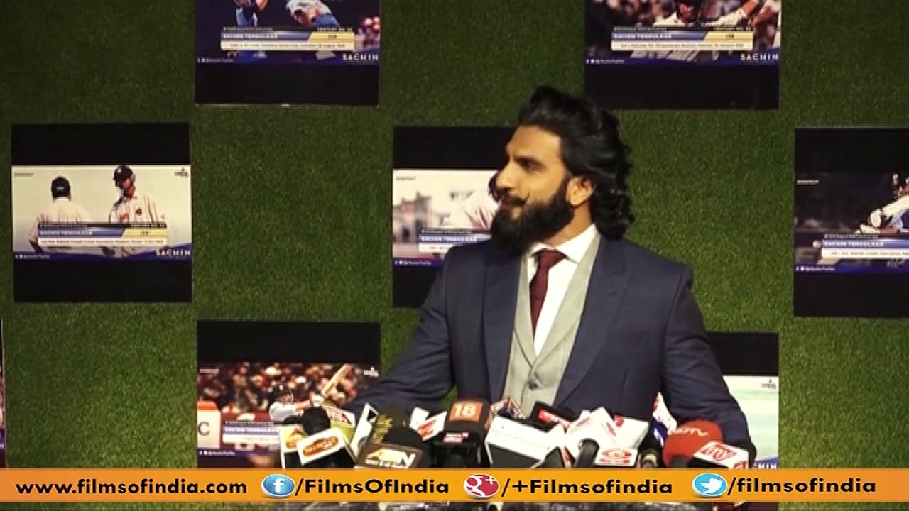 Speechless Ranveer Singh | Have On Words To Express Feelings For Sachin